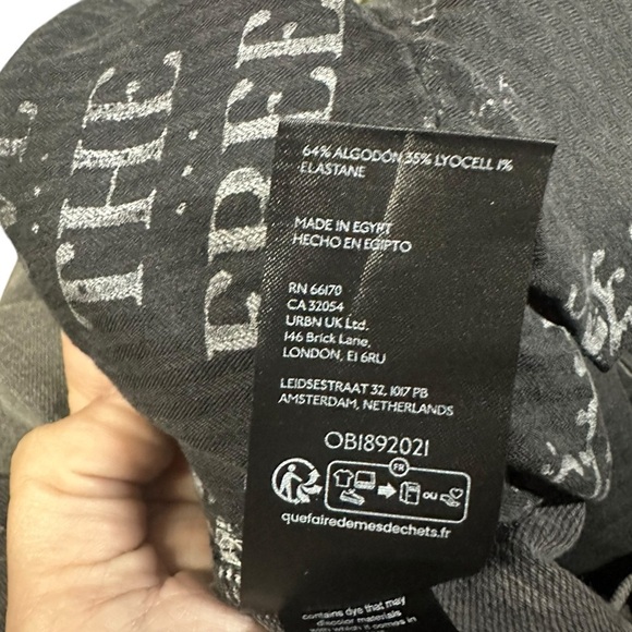 NWT We The Free Low Maintenance Mid Rise Crop Boot Jeans Washed Black FP 31 - Picture 10 of 11